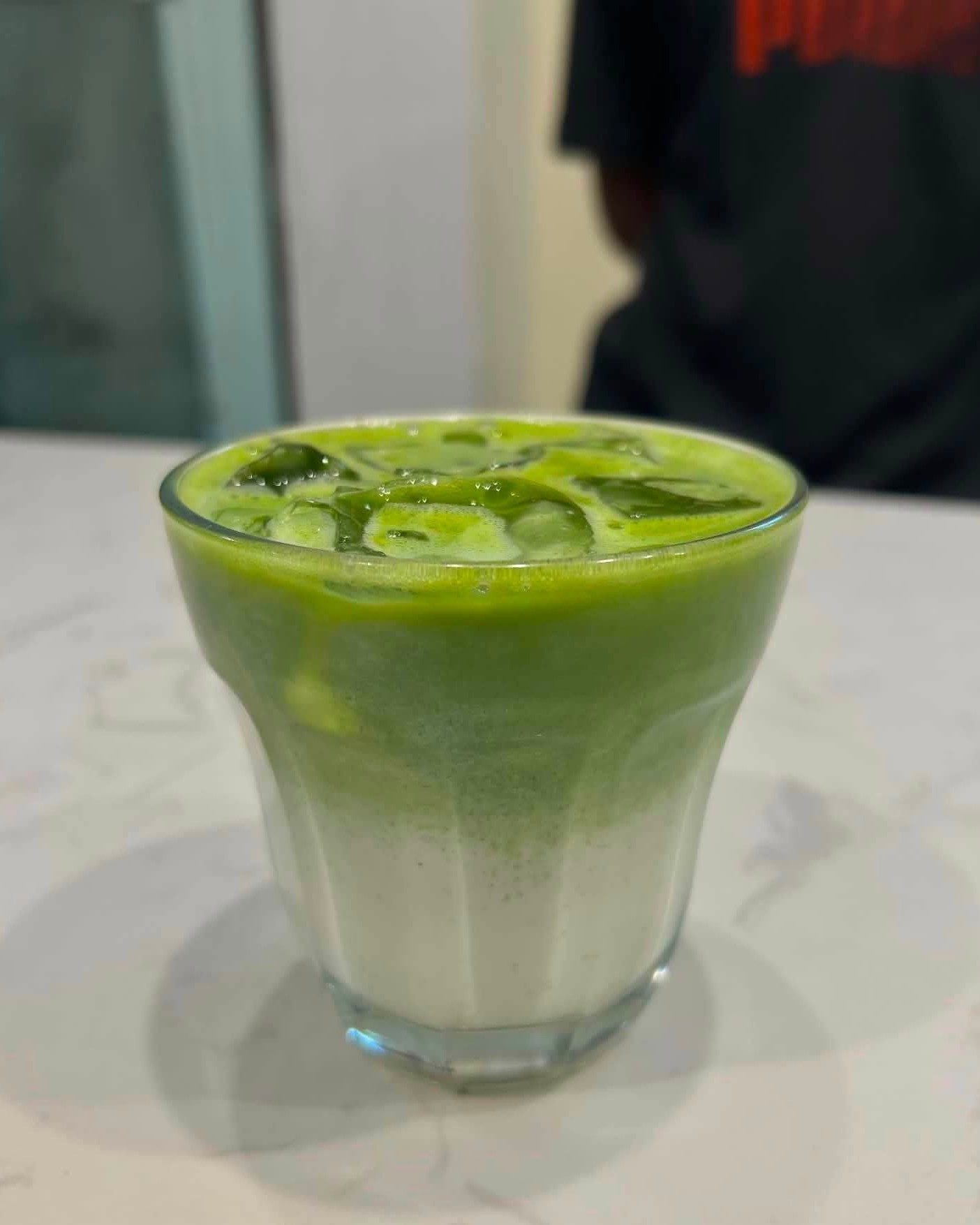 Whisked matcha